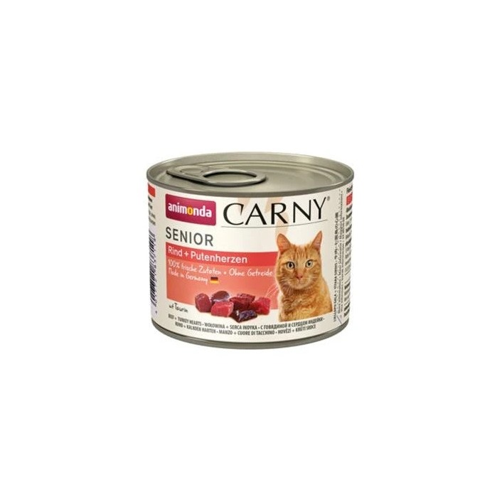 Animonda CARNY® cat Senior hovädzie a morčacie srdiečka bal. 6 x 200 g konzerva